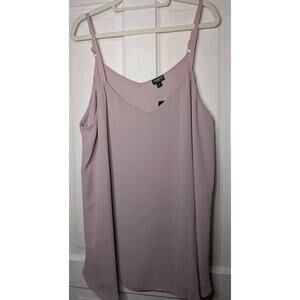 Torrid Plus Size Sophia Pink Chiffon Tank Top Blouse Cami Size 3(22-24)(731)